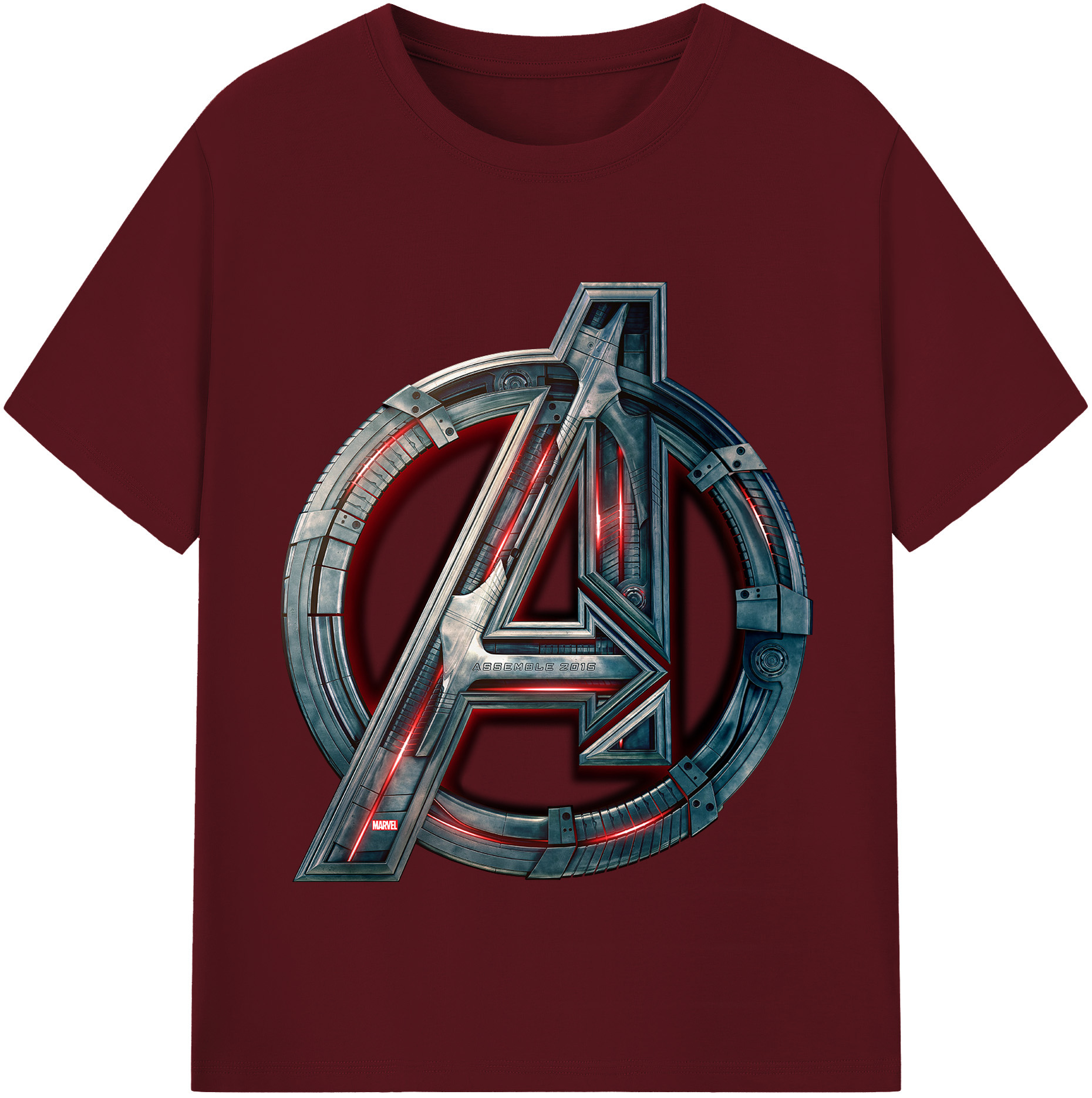 （画像用） アベンジャーズ The Avengers 綿100％半袖Tシャツ（フロントプリント）